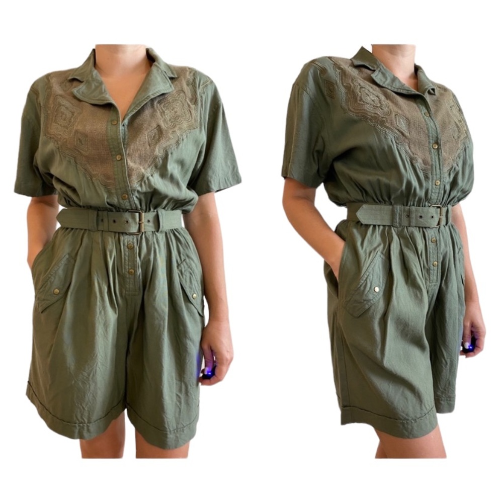 Vintage 80’s/90’s TOGETHER! Embroidered Jumpsuit
